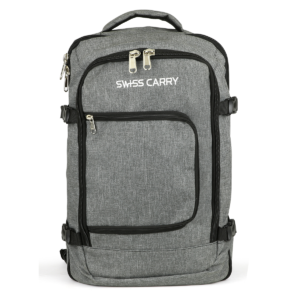 Swiss Carry Travel Backpack 40L Flight Approved SC-2927 Grey