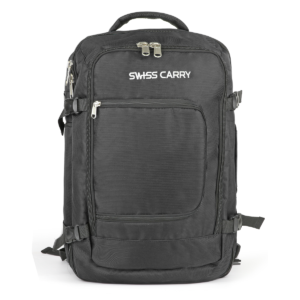 Swiss Carry Travel Backpack 40L Flight Approved Laptop Bag SC-2927 Black