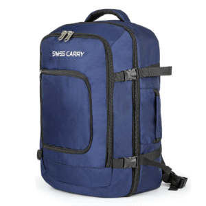 Swiss Carry Travel Backpack 40L Flight Approved SC-2927 Blue