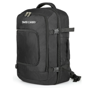 Swiss Carry Travel Backpack 40L Flight Approved Laptop Bag SC-2927 Black