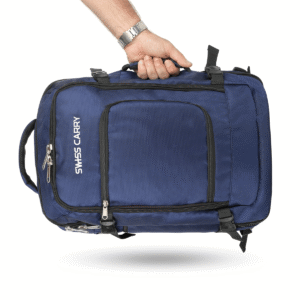 Swiss Carry Travel Backpack 40L Flight Approved SC-2927 Blue