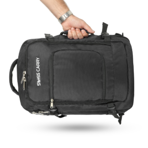 Swiss Carry Travel Backpack 40L Flight Approved Laptop Bag SC-2927 Black