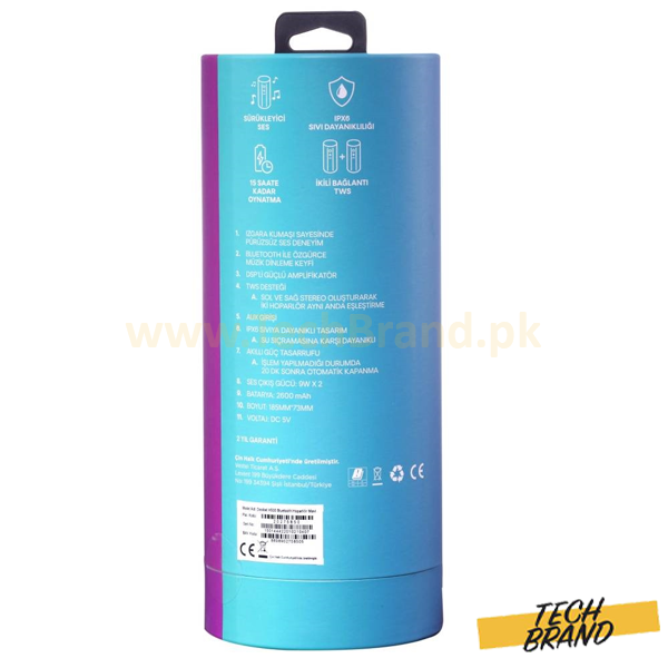 Vestel Desibel H500 Bluetooth Speaker Blue Vestel Desibel H500 Bluetooth Speaker Blue