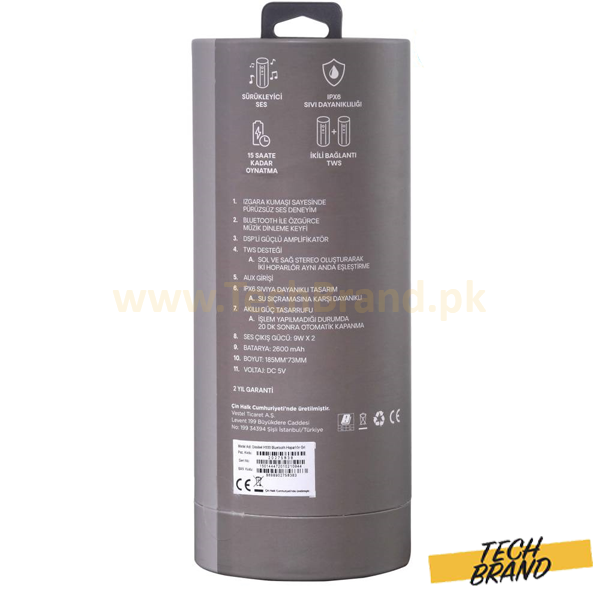 Vestel Desibel H500 Bluetooth Speaker Grey Vestel Desibel H500 Bluetooth Speaker Grey