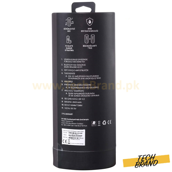 Vestel Desibel H500 Bluetooth Speaker Black Vestel Desibel H500 Bluetooth Speaker Black